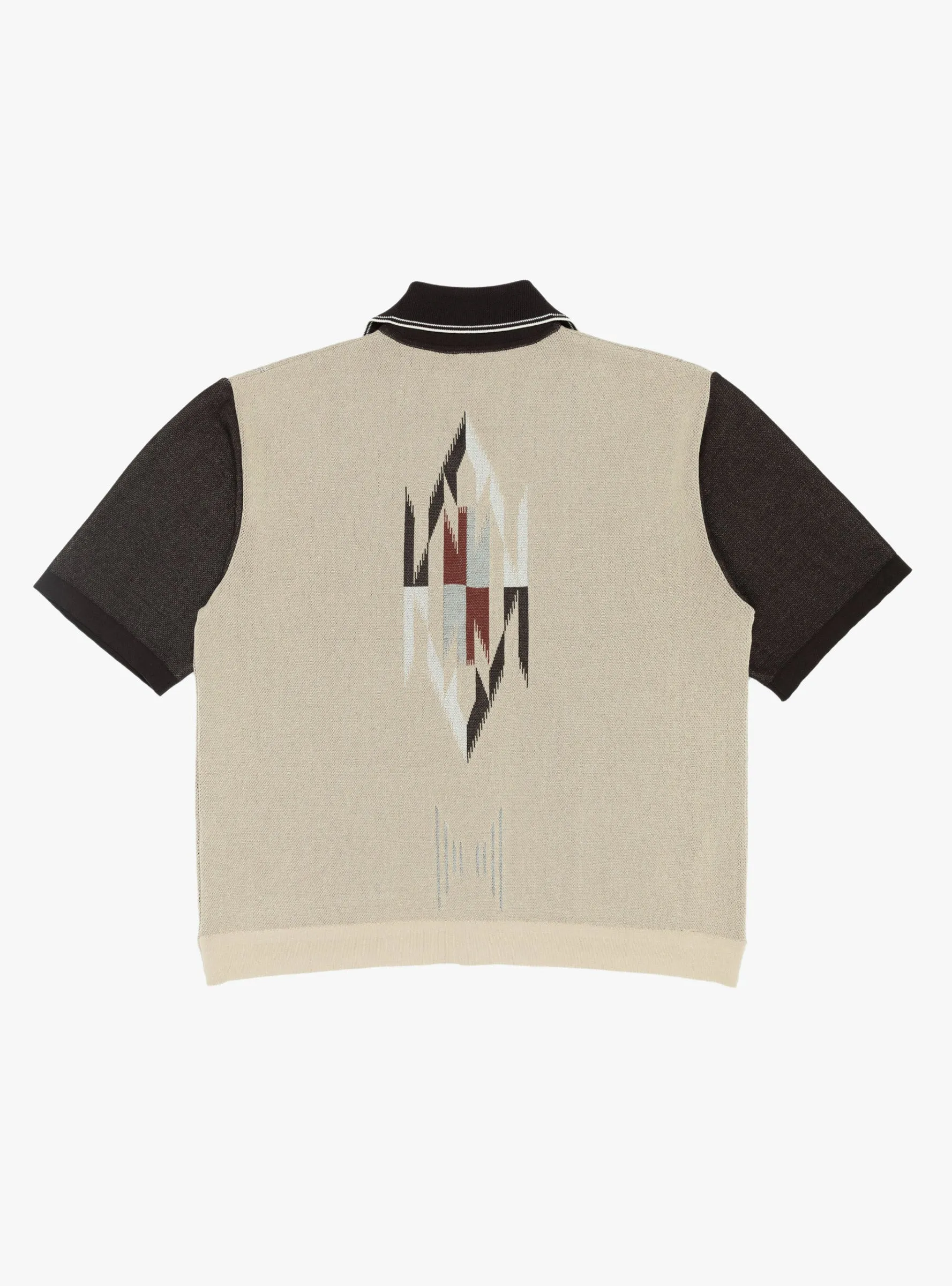 12G Cotton Knit Chimayo Aloha Polo Beige