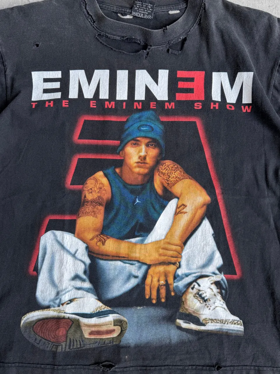 2002 Eminem The Eminem Show Distressed Tee