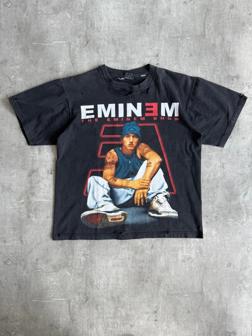 2002 Eminem The Eminem Show Distressed Tee