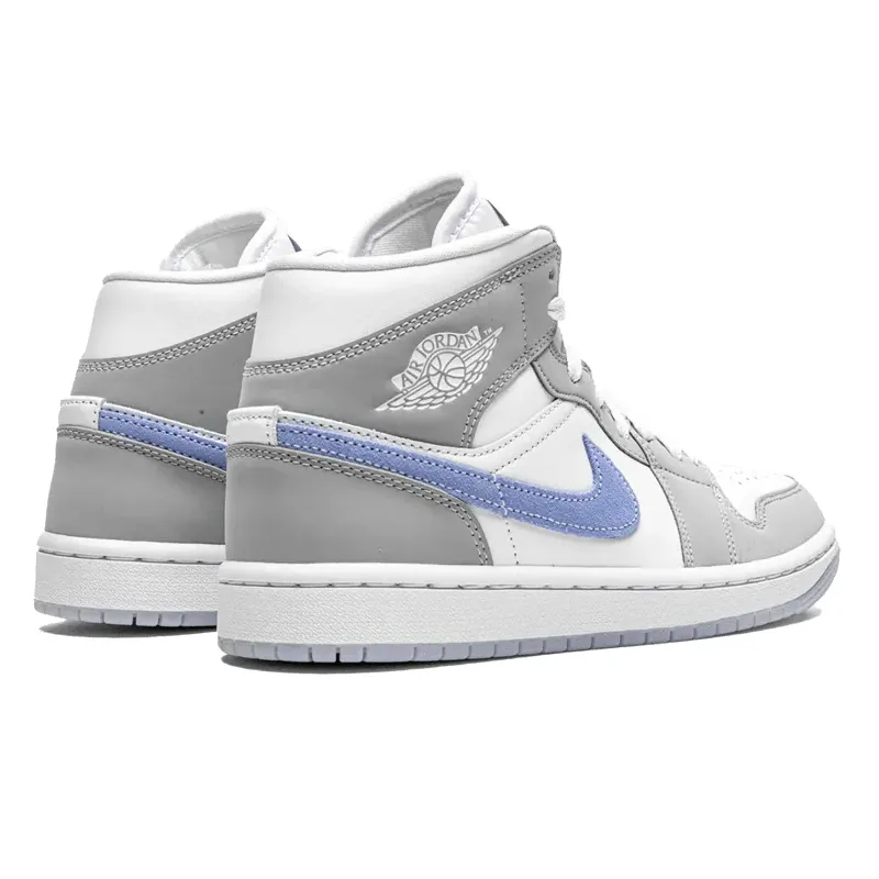 Air Jordan 1 Mid Wolf Grey Aluminium