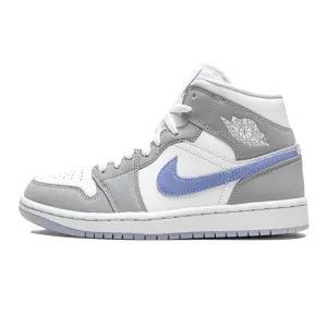 Air Jordan 1 Mid Wolf Grey Aluminium