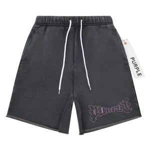 ARCHED GOTHIC SWEAT SHORTS BLACK BEAUTY