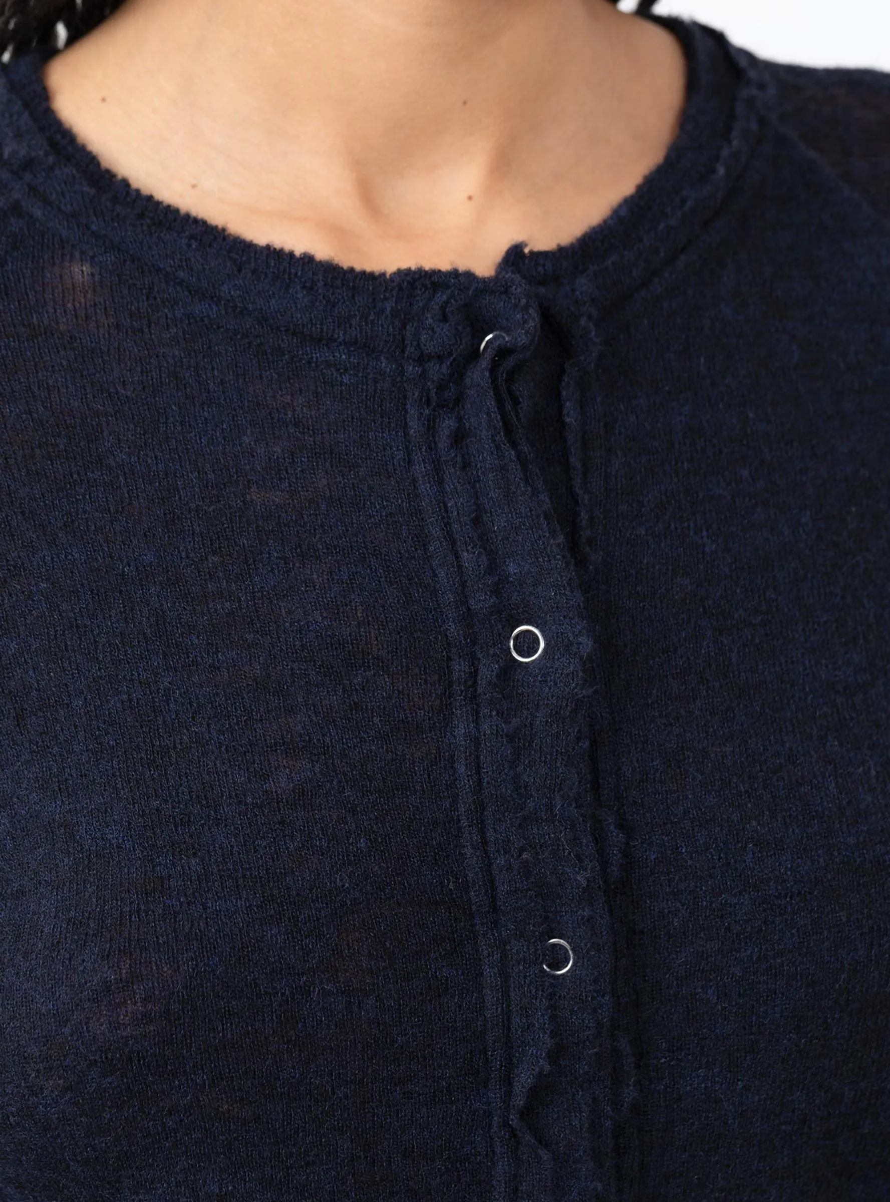 Beinta Knit Cardigan Dark Blue