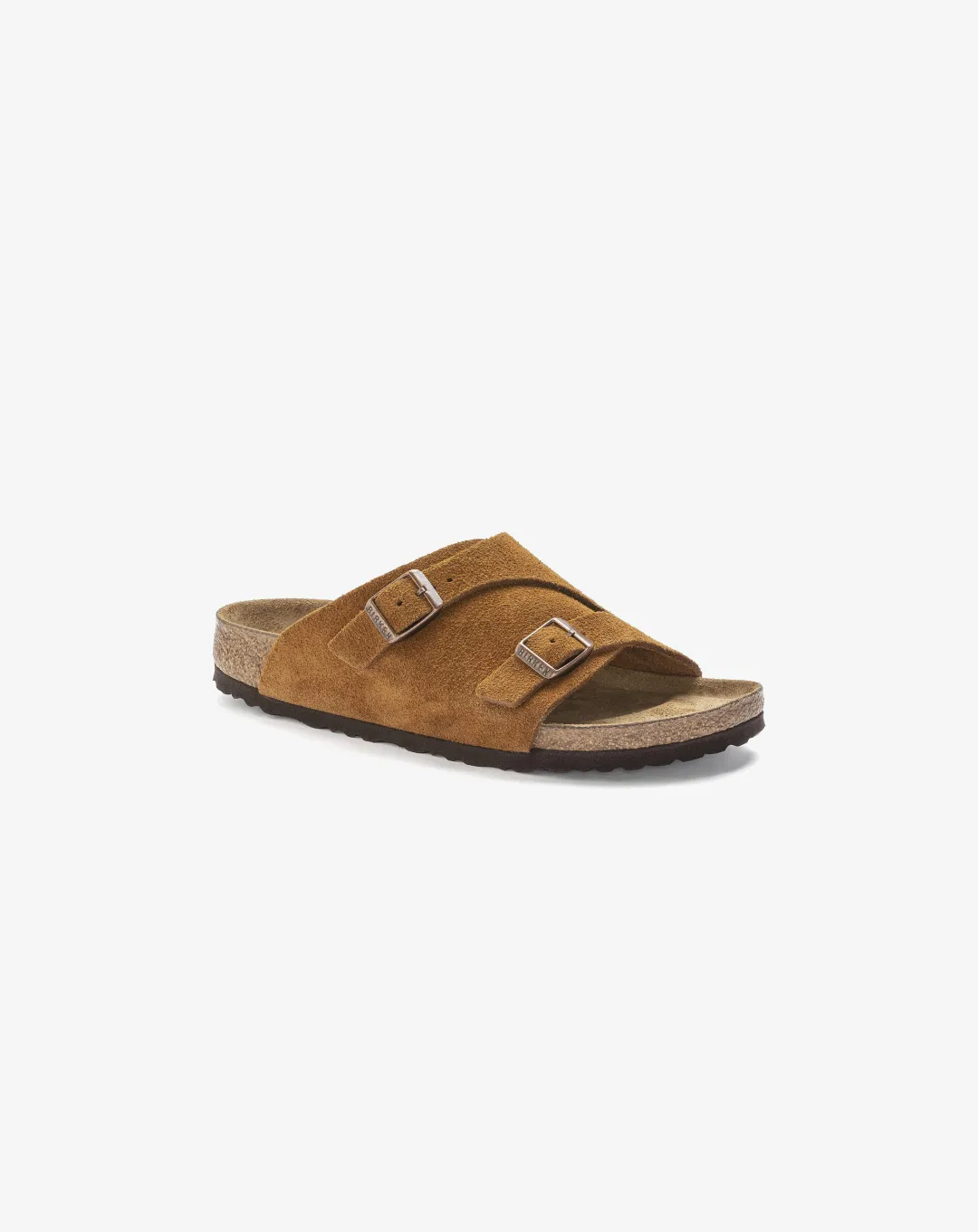 Birkenstock Zrich Suede Leather Sandal Brown