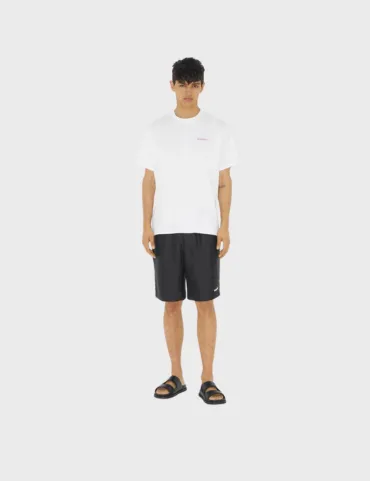 Burberry Oak Leaf Badge Cotton T-Shirt -White