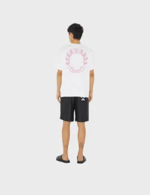 Burberry Oak Leaf Badge Cotton T-Shirt -White