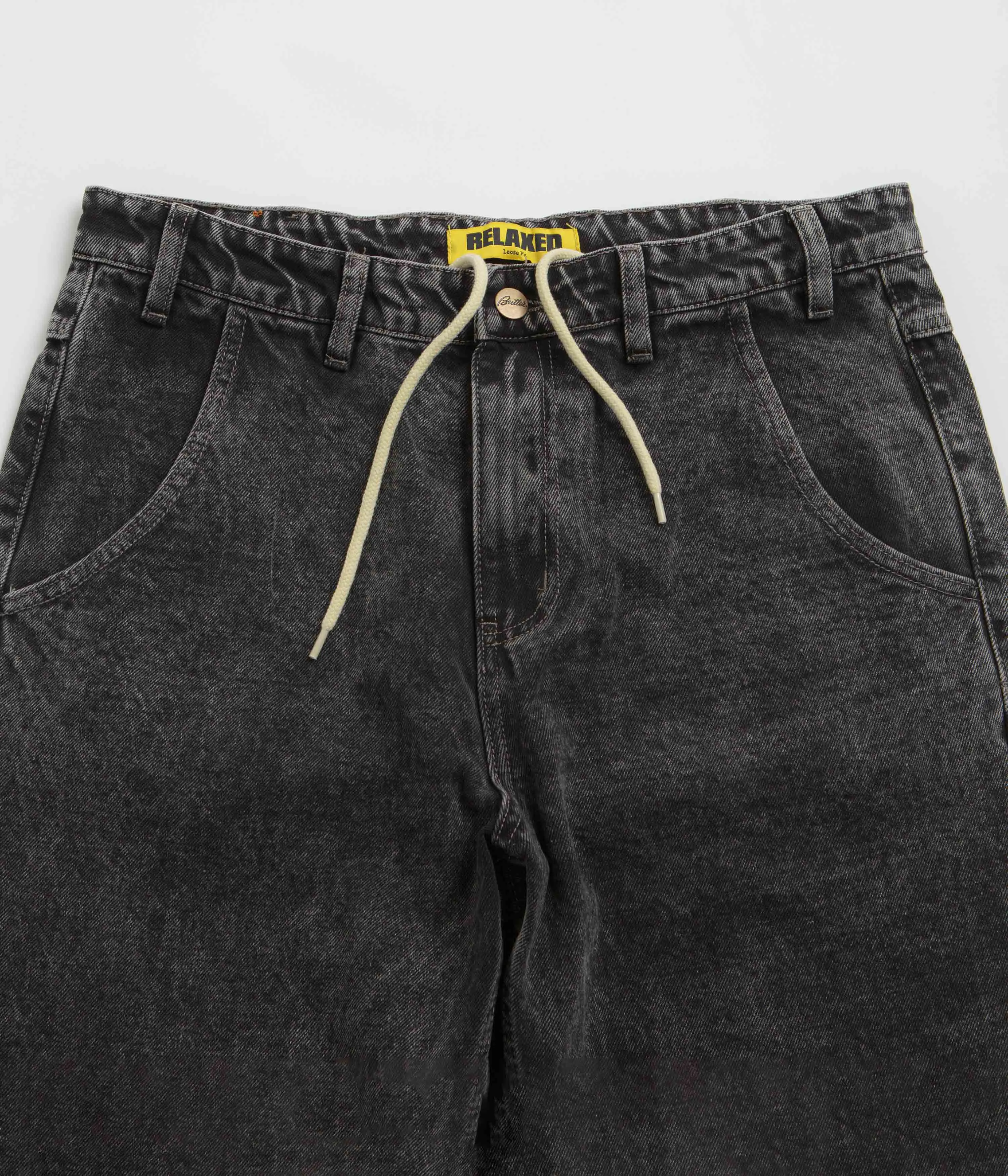 Butter Goods Alpine Jeans - Distressed Black