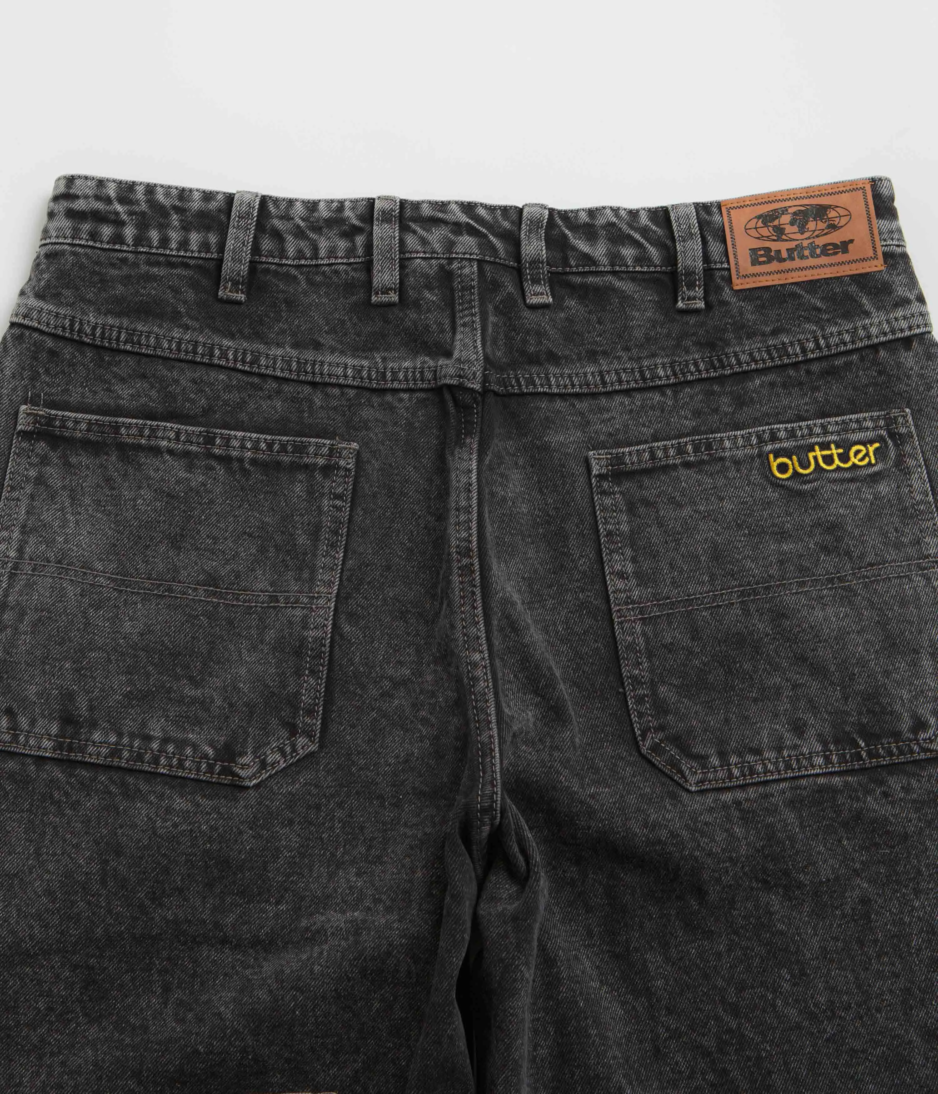 Butter Goods Alpine Jeans - Distressed Black