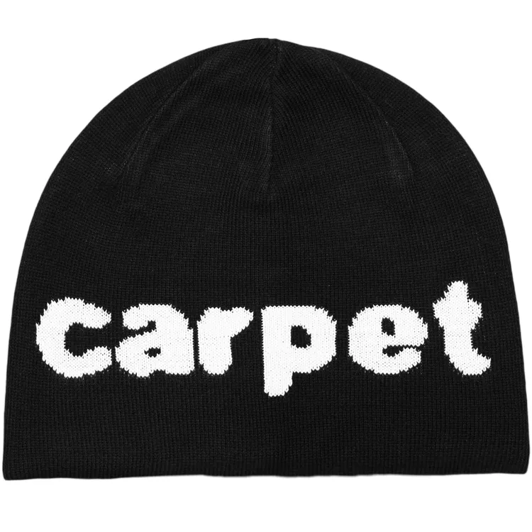 Carpet Reversible Beanie // Black/White