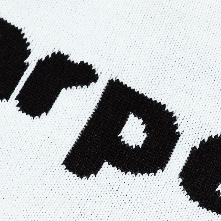 Carpet Reversible Beanie // Black/White