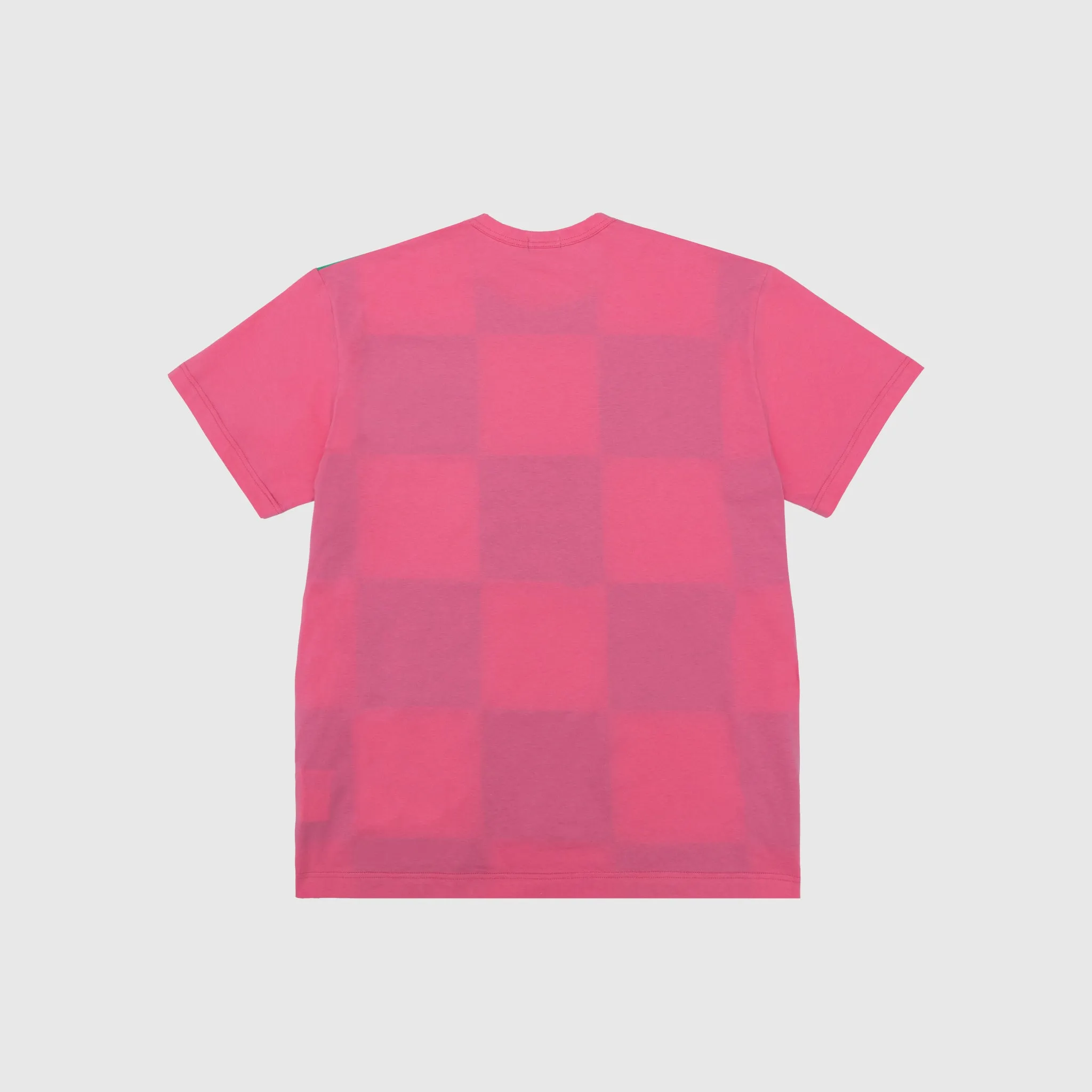 CHECKERED COTTON S/S T-SHIRT
