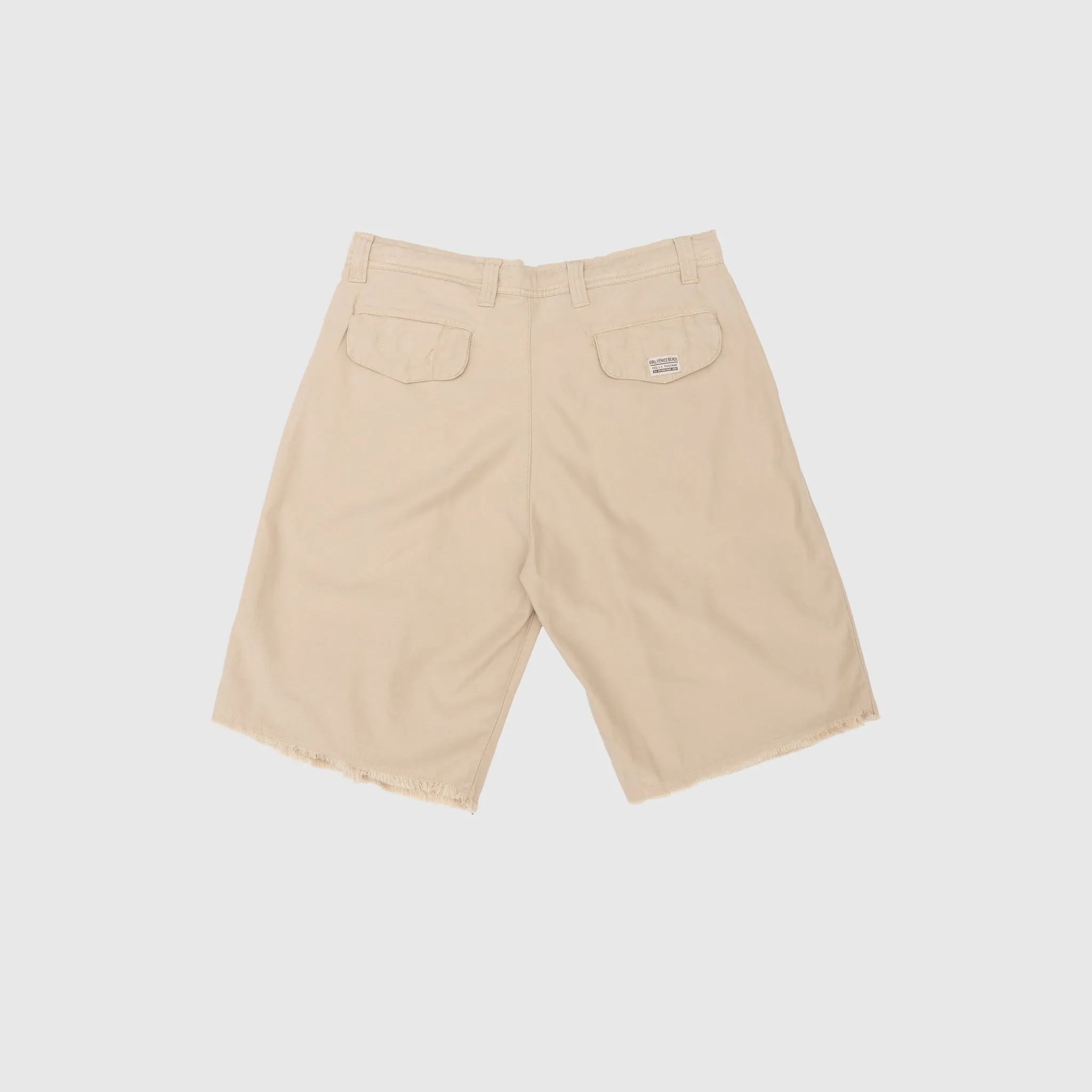 DISTRESSED CHINO SHORTS