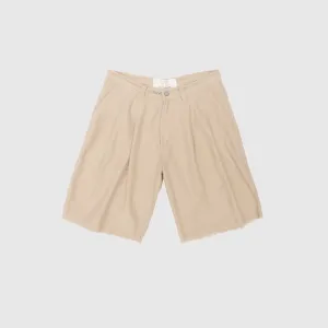 DISTRESSED CHINO SHORTS