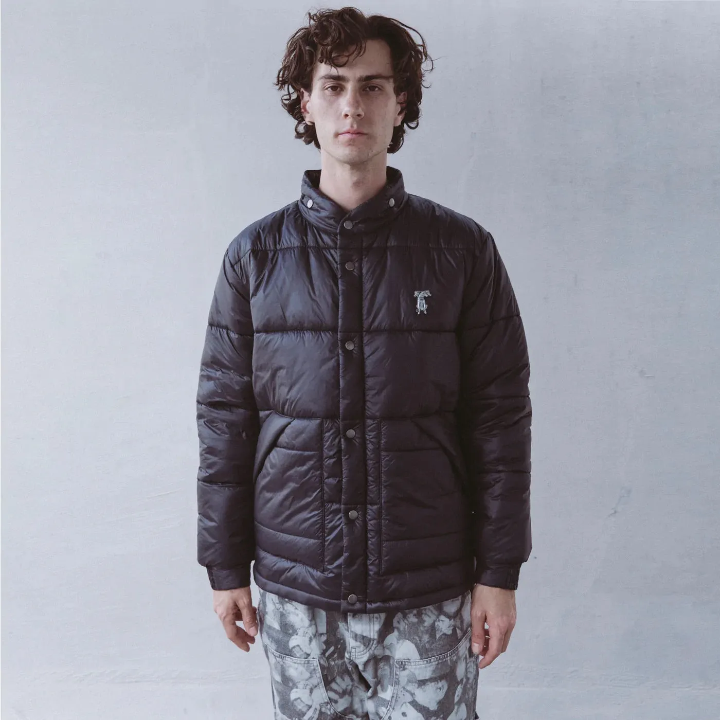 Fucking Awesome Dill Pufffer Jacket // Black