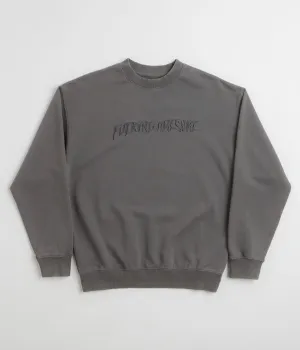 Fucking Awesome Distressed Stamp Crewneck Sweatshirt - Black
