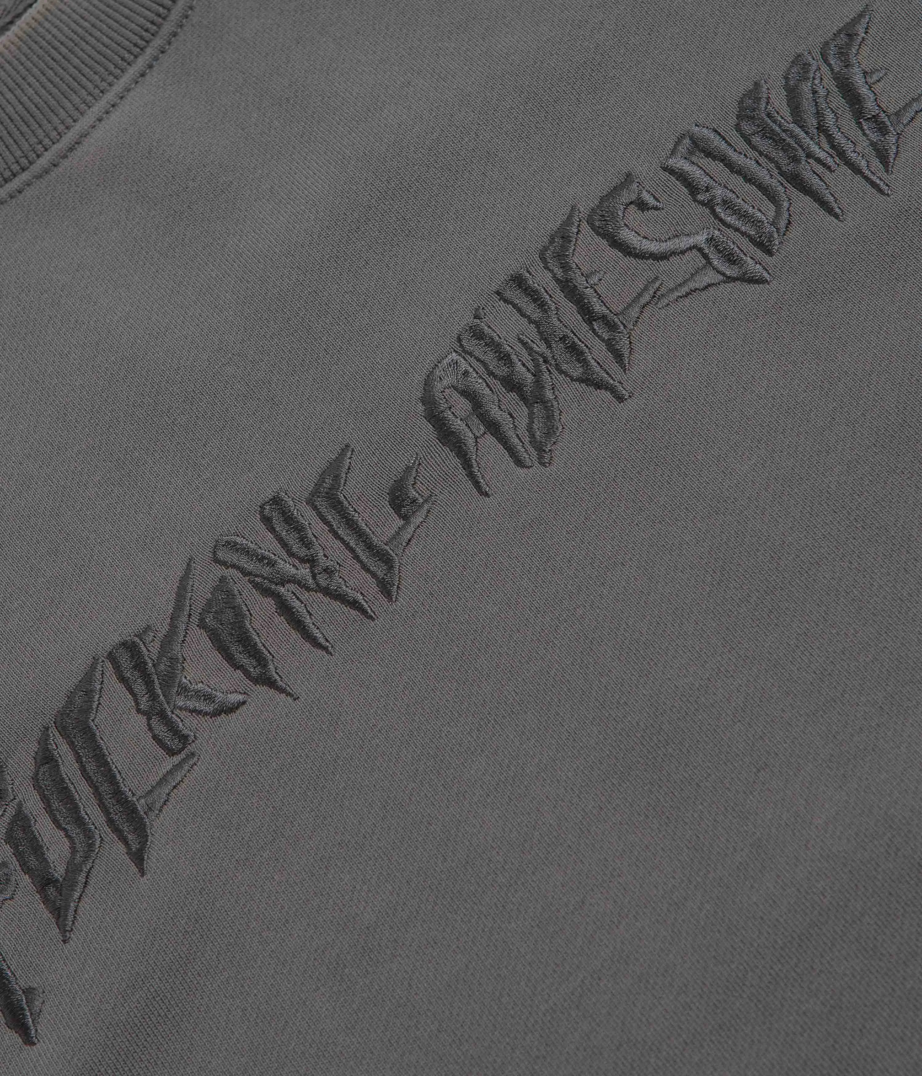Fucking Awesome Distressed Stamp Crewneck Sweatshirt - Black