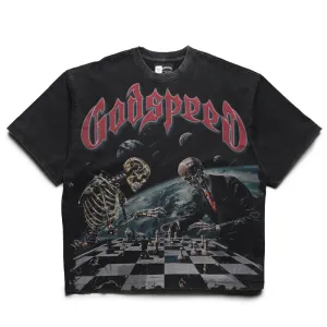 Godspeed New York Checkmate Tee - Black Wash