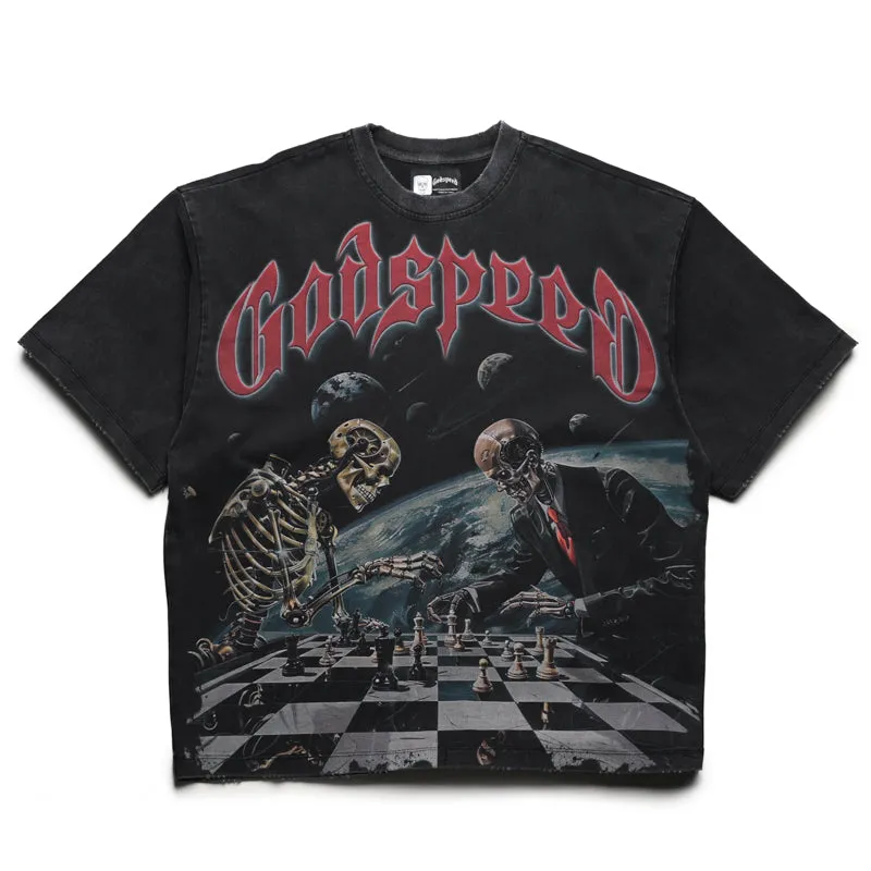 Godspeed New York Checkmate Tee - Black Wash
