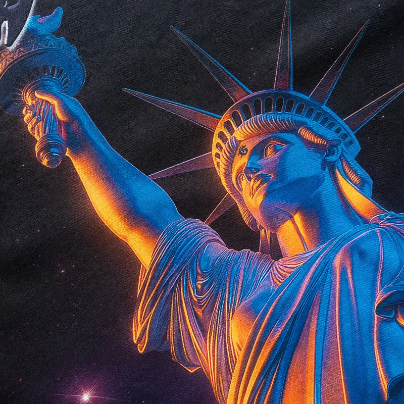 Godspeed New York Purple City Tee - Black