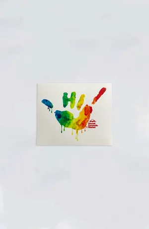 Hawaii Domestic Market - 4 HDMxISH Shave Ice Shaka Sticker