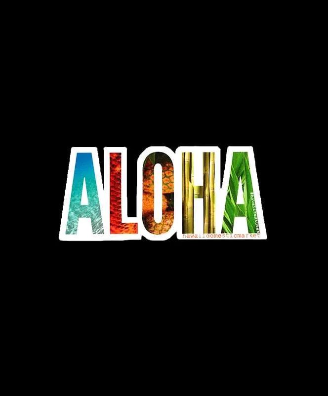 Hawaii Domestic Market - 6 HDM Aloha V2 Sticker