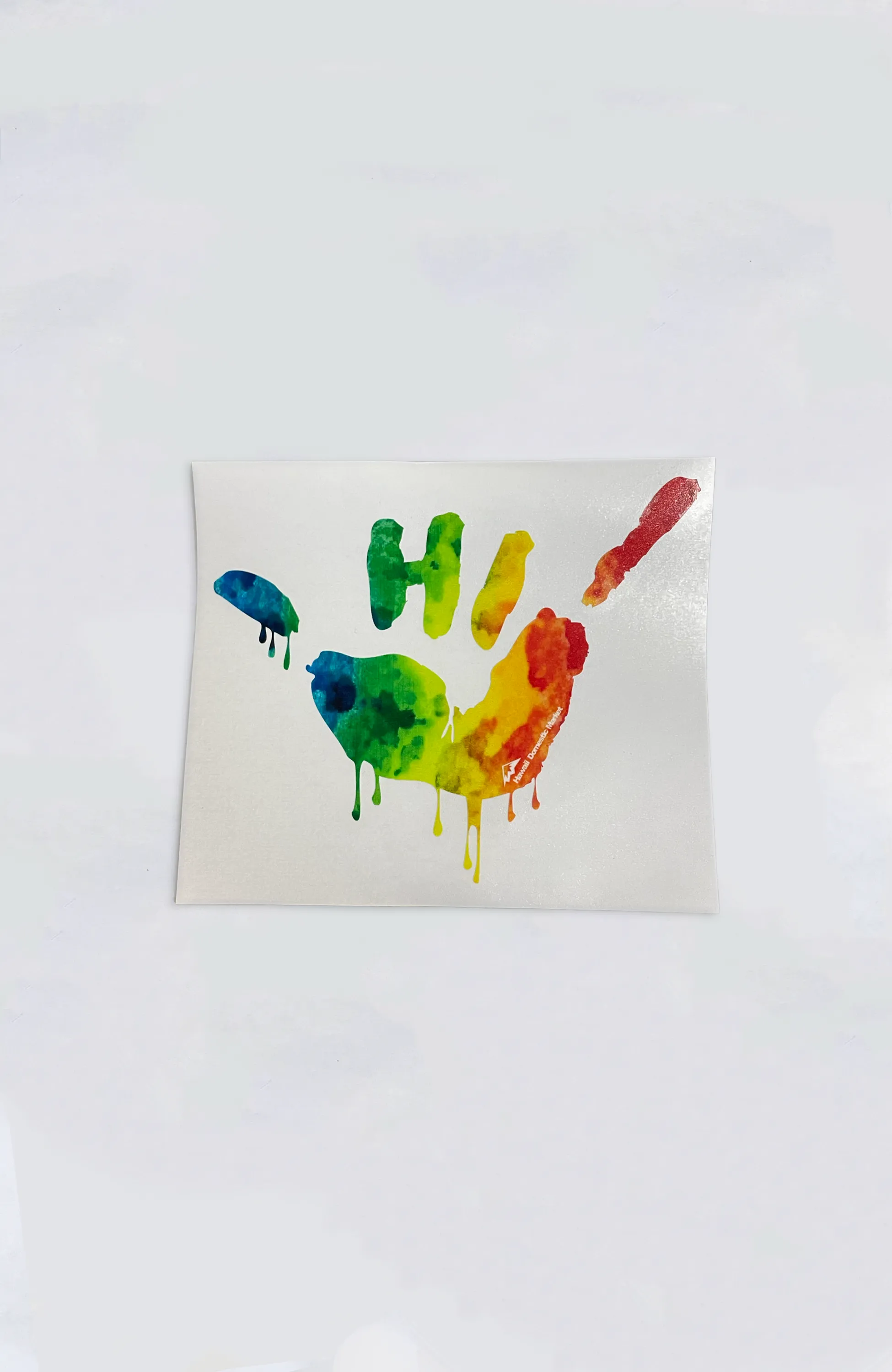 Hawaii Domestic Market - 6 HDMxISH Shave Ice Shaka Sticker