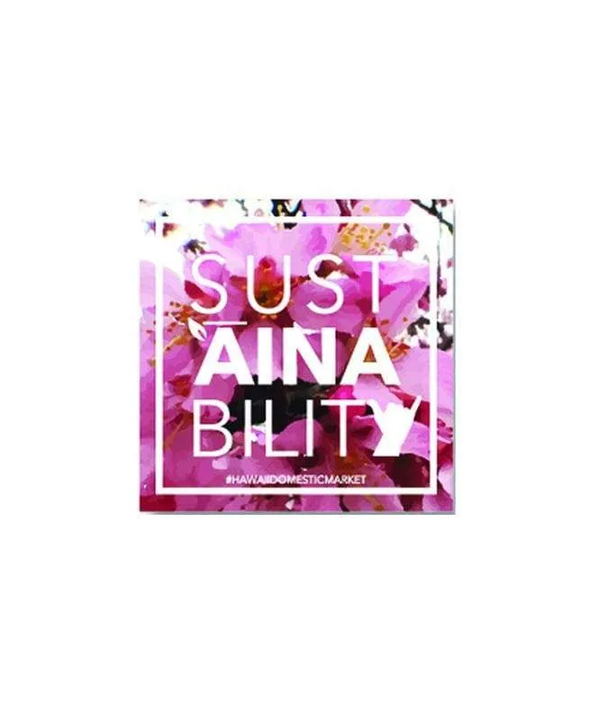 Hawaii Domestic Market - HDM Sust'ainability Sticker