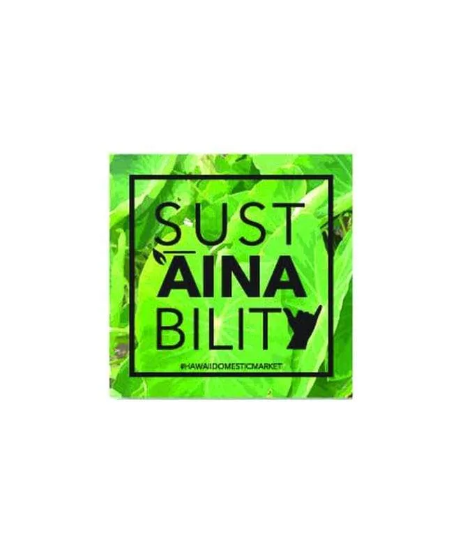 Hawaii Domestic Market - HDM Sust'ainability Sticker