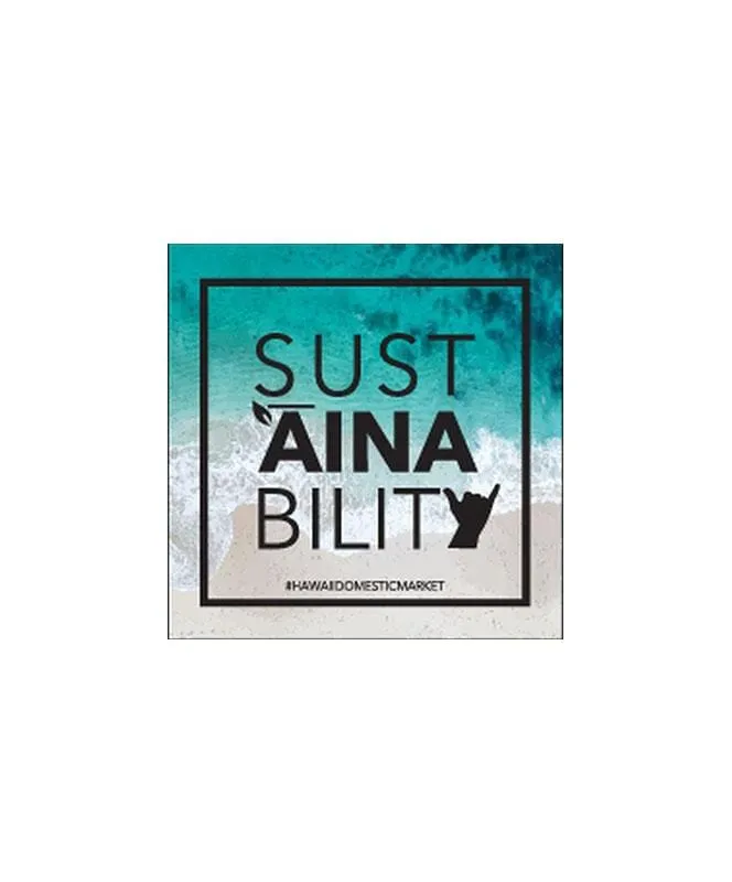 Hawaii Domestic Market - HDM Sust'ainability Sticker