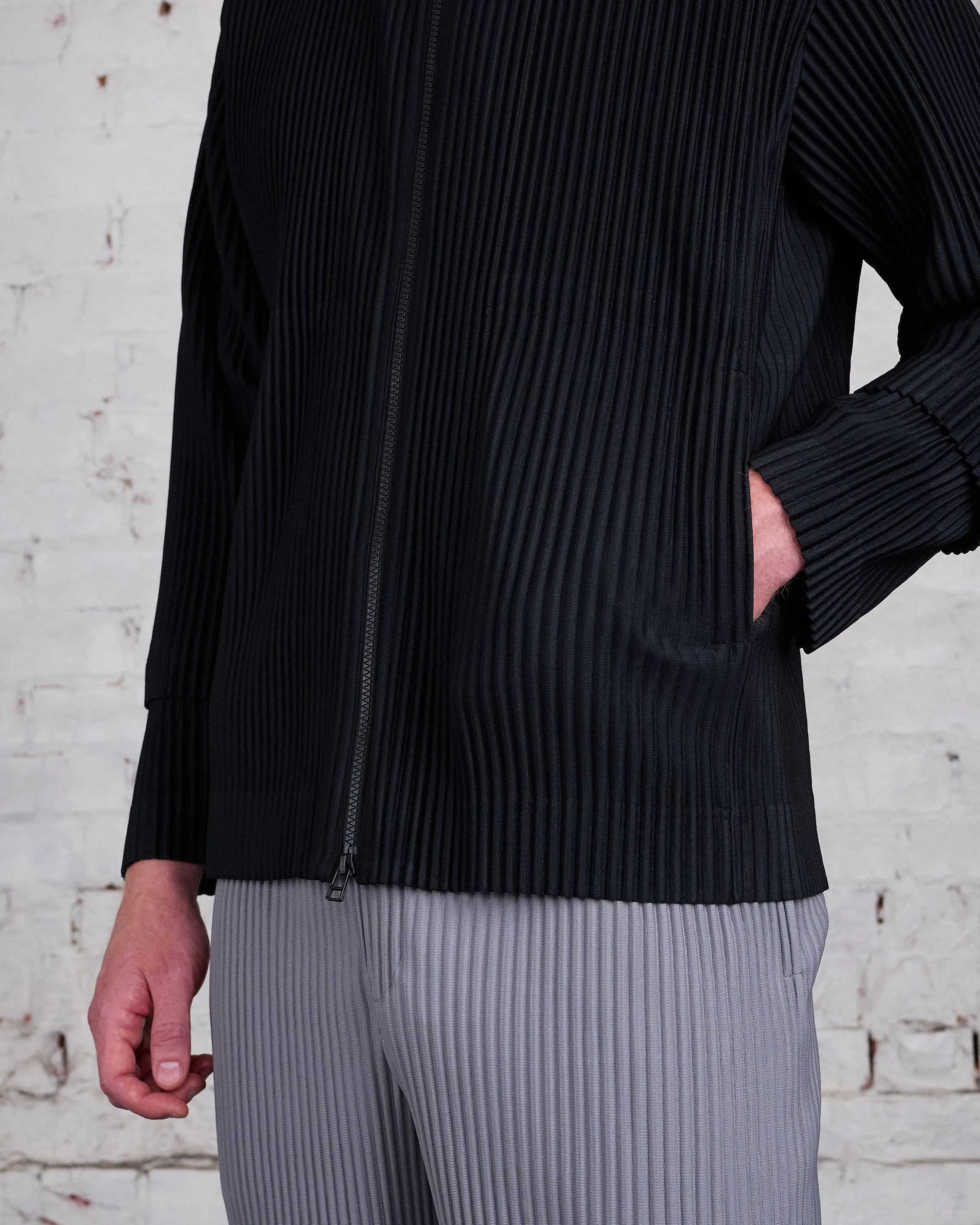 HOMME PLISS ISSEY MIYAKE Pleats June Cargo Jacket Black
