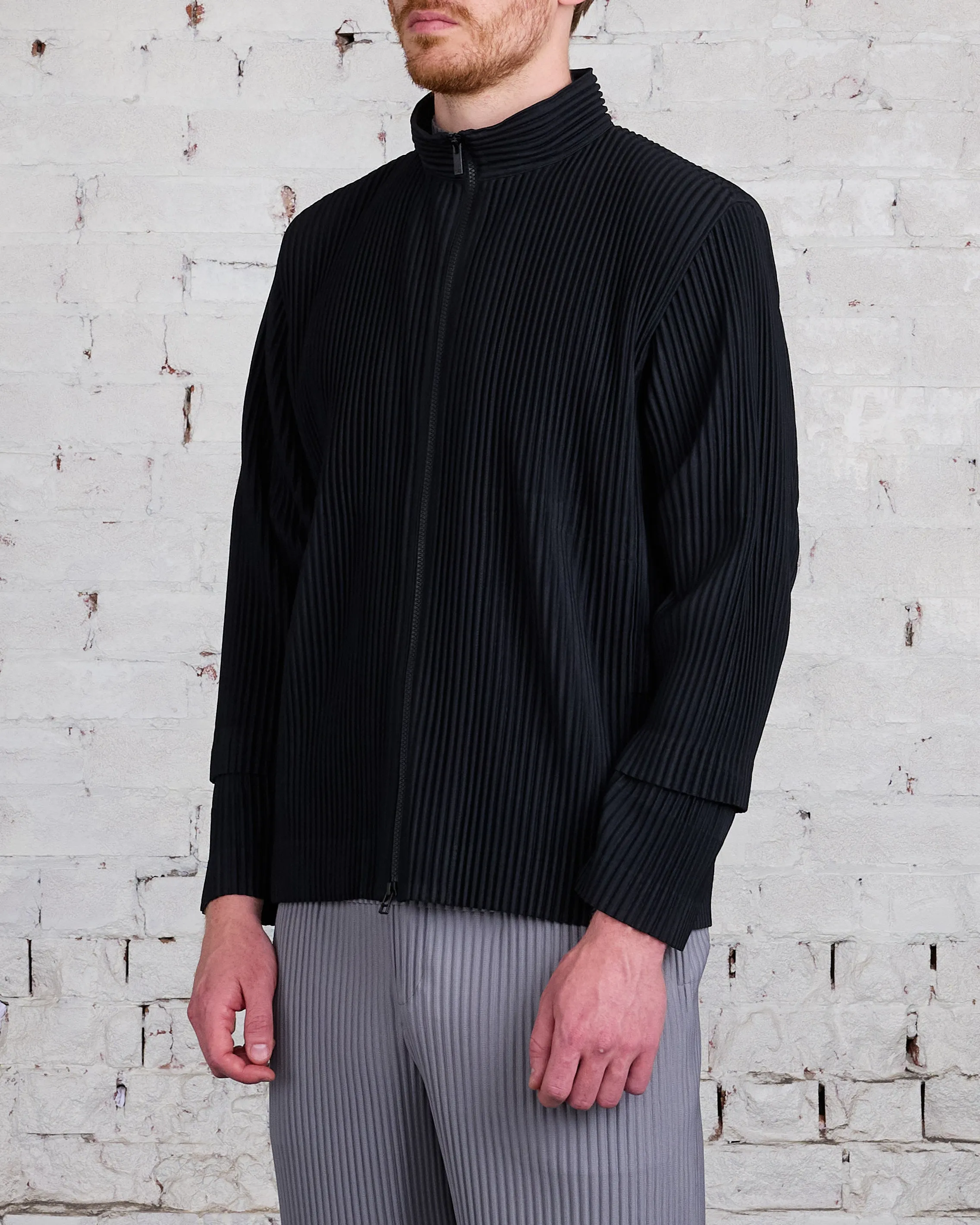 HOMME PLISS ISSEY MIYAKE Pleats June Cargo Jacket Black