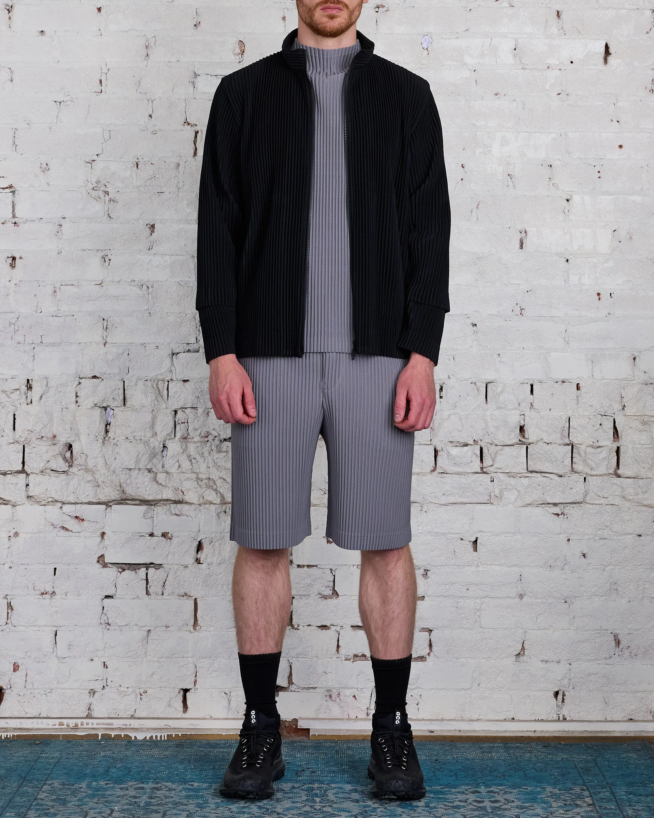HOMME PLISS ISSEY MIYAKE Pleats June Cargo Jacket Black