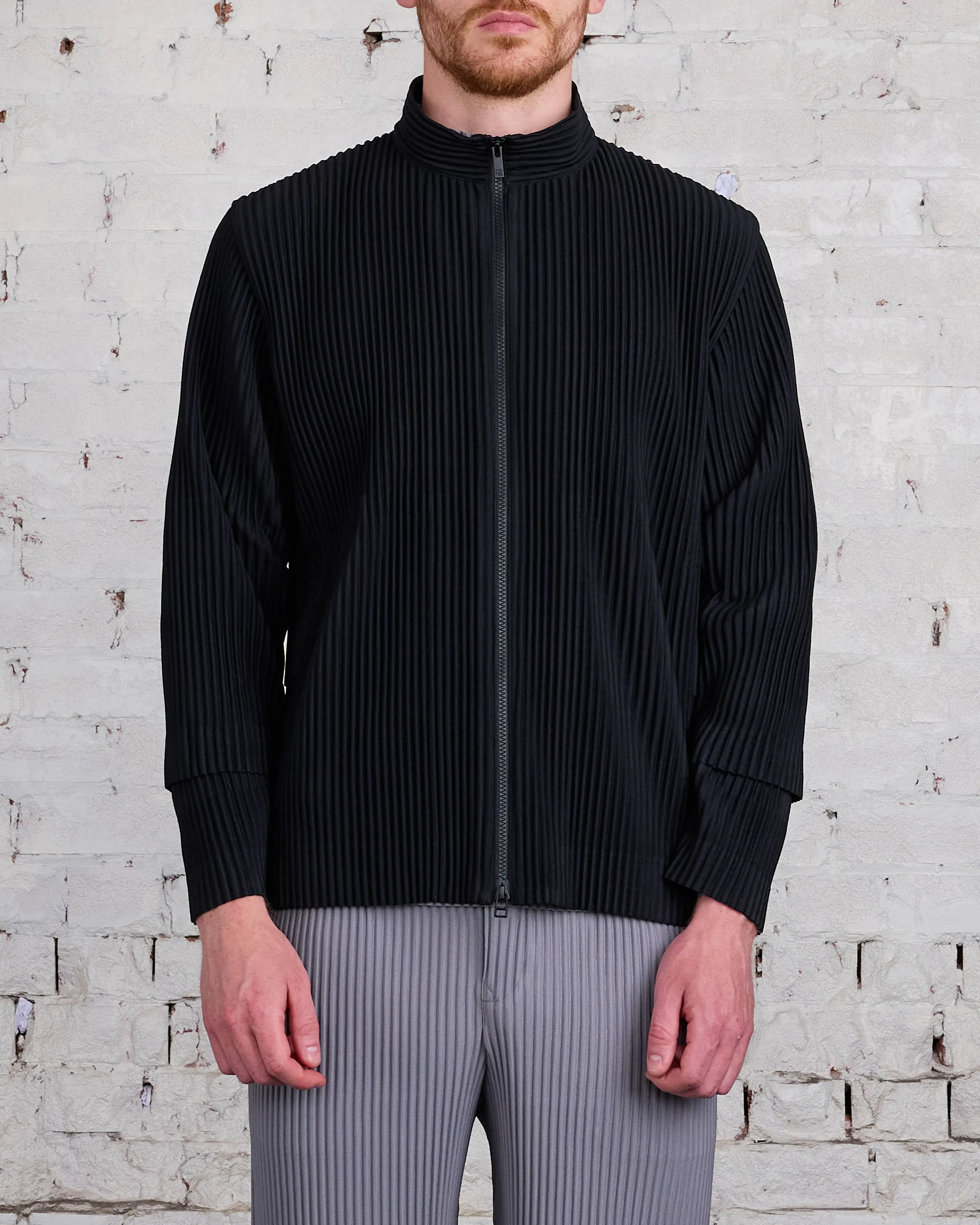 HOMME PLISS ISSEY MIYAKE Pleats June Cargo Jacket Black