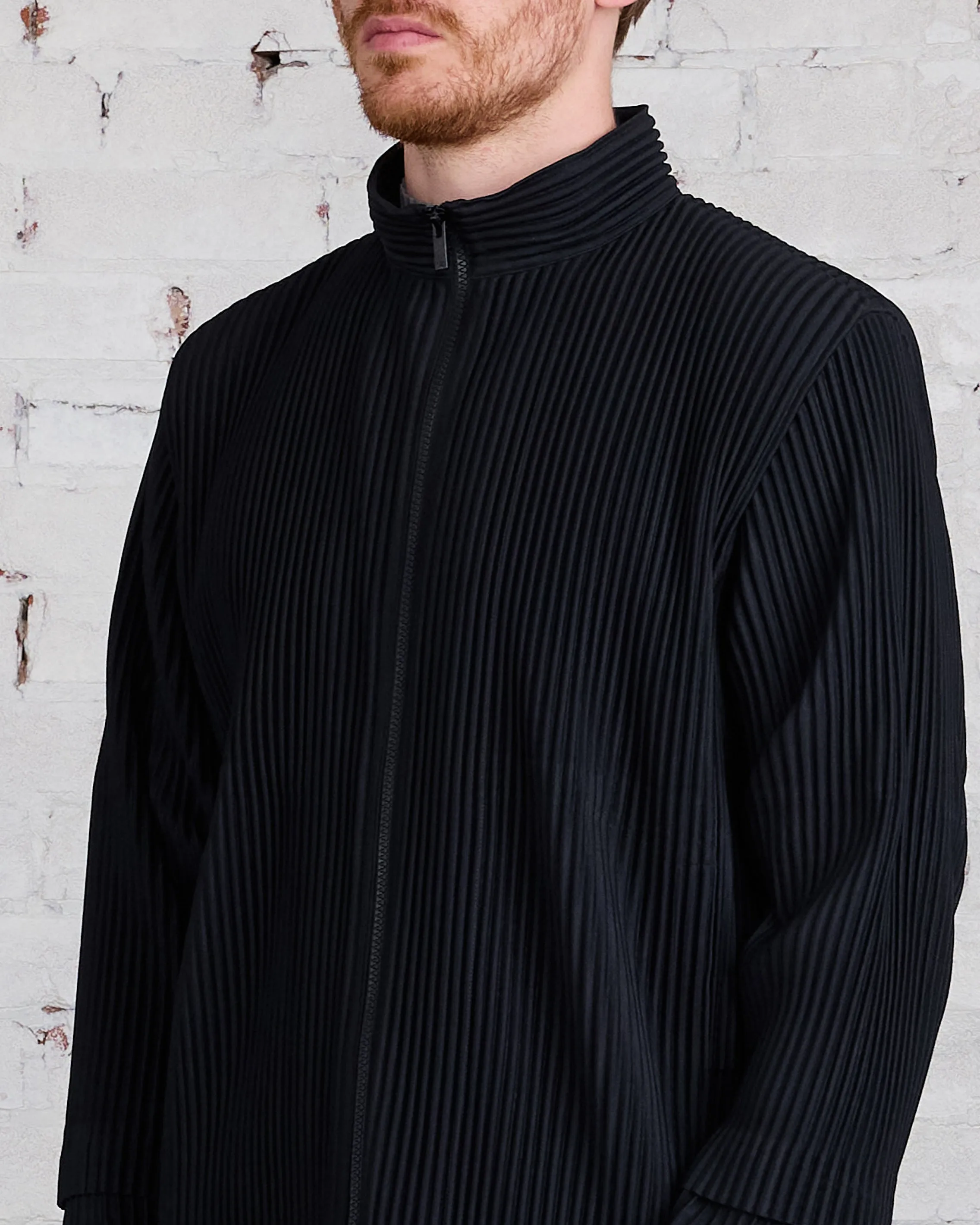 HOMME PLISS ISSEY MIYAKE Pleats June Cargo Jacket Black
