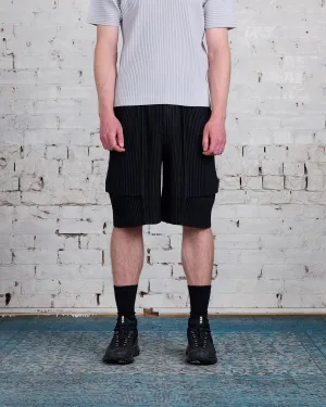 HOMME PLISS ISSEY MIYAKE Pleats June Cargo Short Black