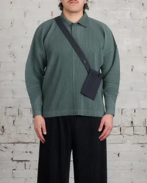 HOMME PLISS ISSEY MIYAKE Pleats September Pocket Bag Charcoal