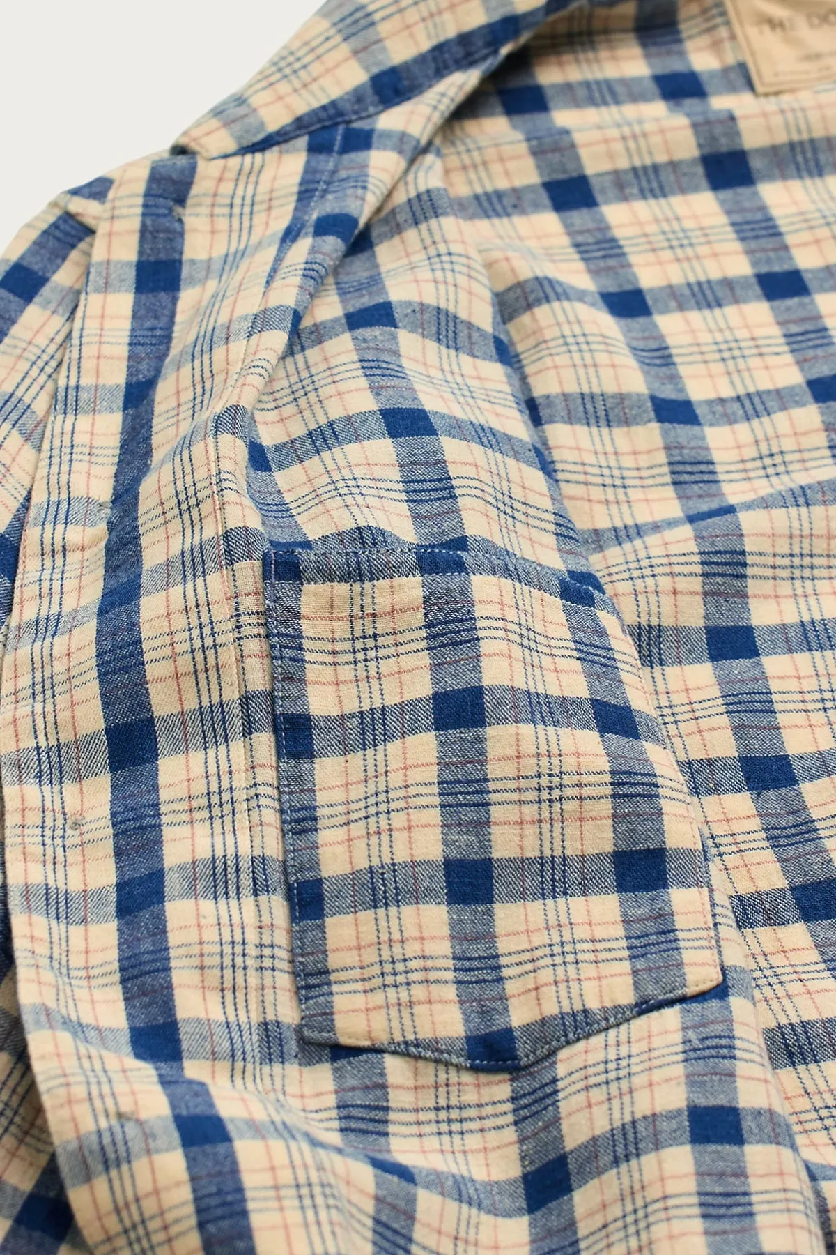 Indigo Plaid Twill Engineer Jacket - Indigo Plaid Multi