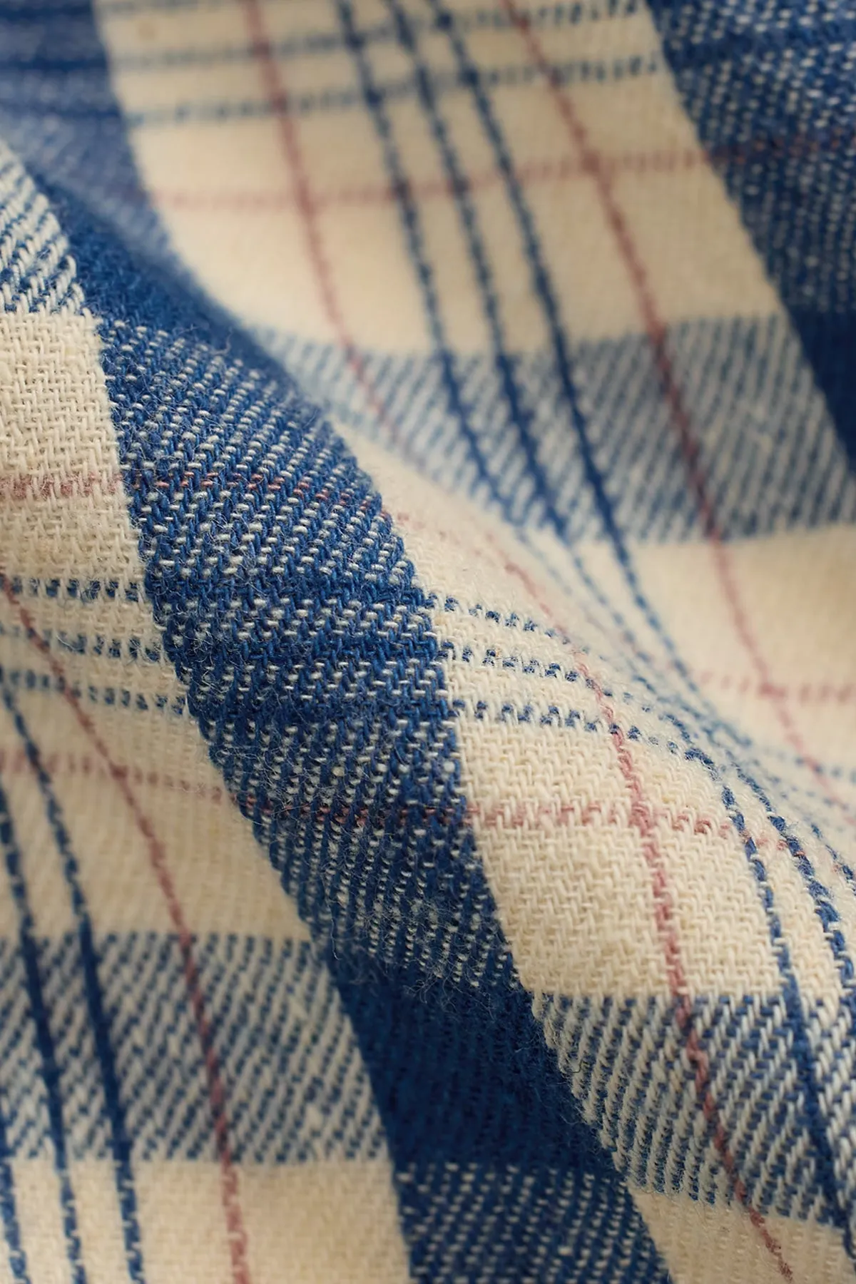 Indigo Plaid Twill Engineer Jacket - Indigo Plaid Multi