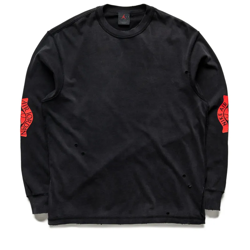 Jordan Rare Air L/S Tee - Black/Chile Red