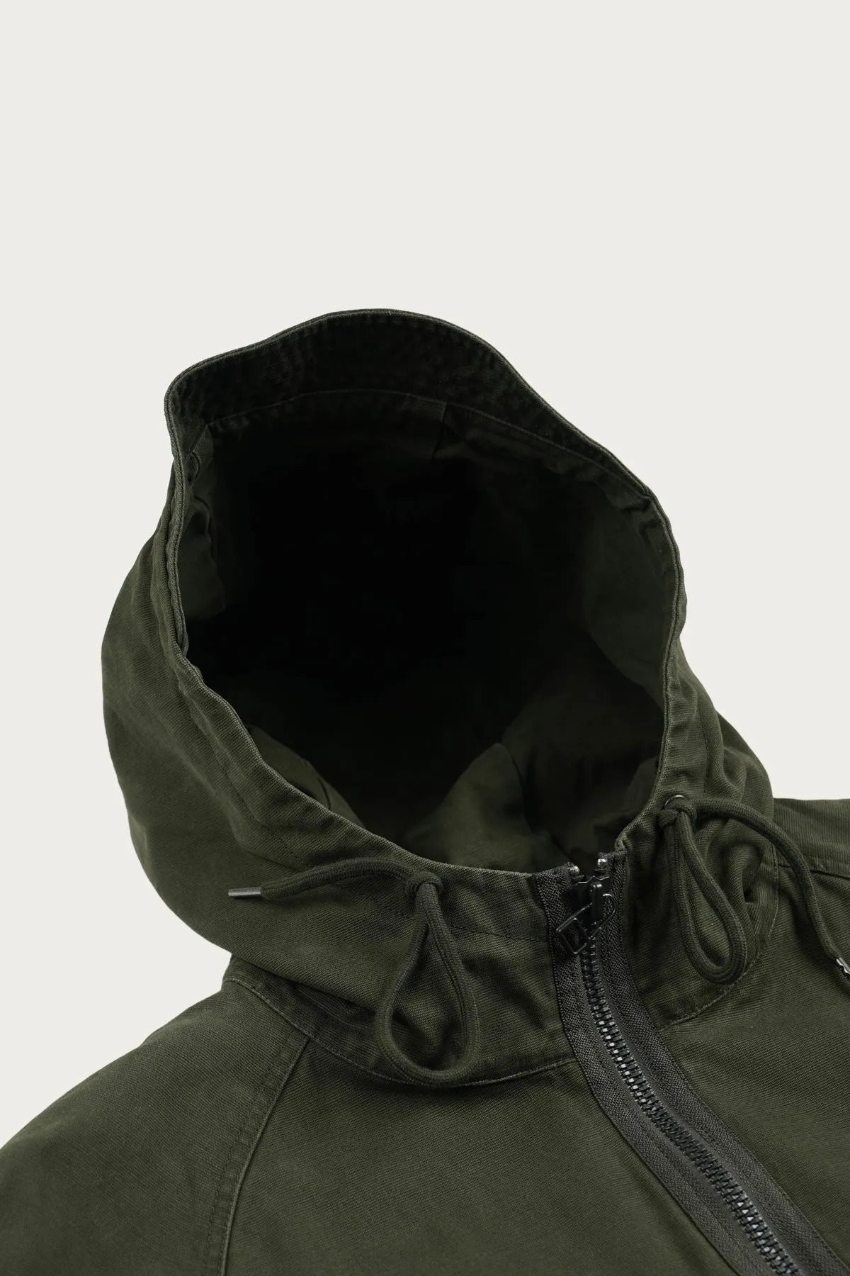 Jungle Cloth Deck Hooded Parka - Olive