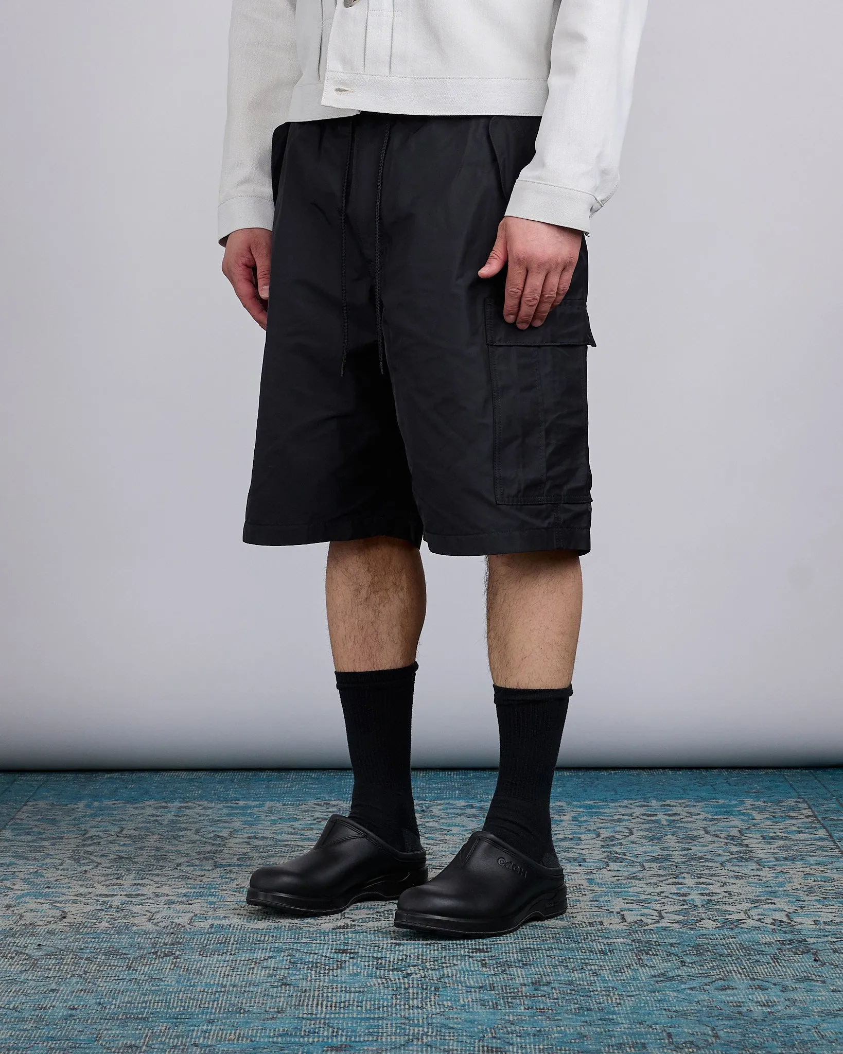 Junya Watanabe MAN Twill x Oxford Cargo Short Black