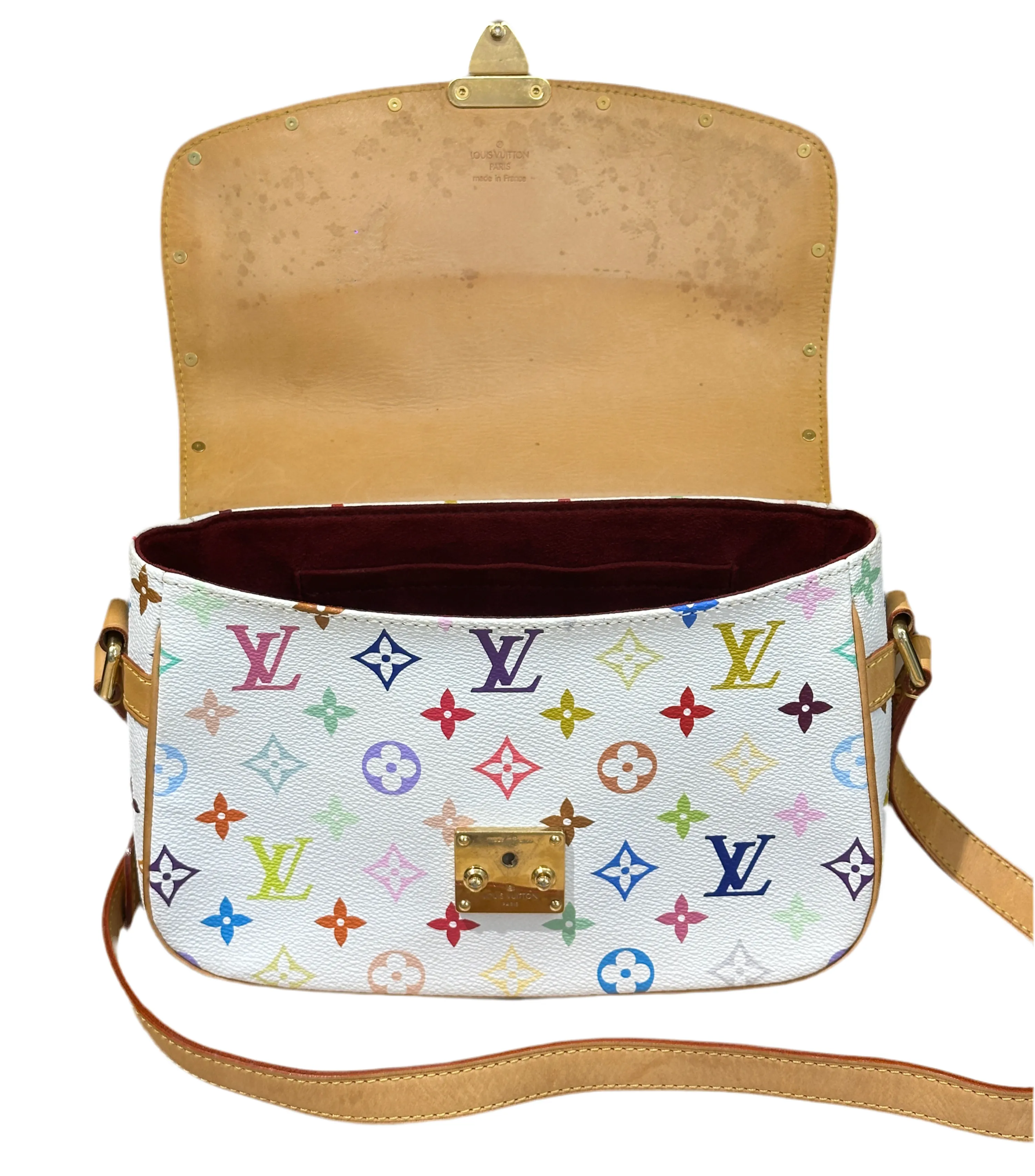 Louis Vuitton SologneMonogram Multicolore White (Pre-Loved)