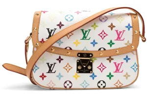 Louis Vuitton SologneMonogram Multicolore White (Pre-Loved)