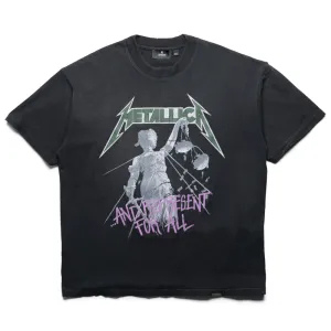 Metallica x Represent Justice Tee - Stained Black