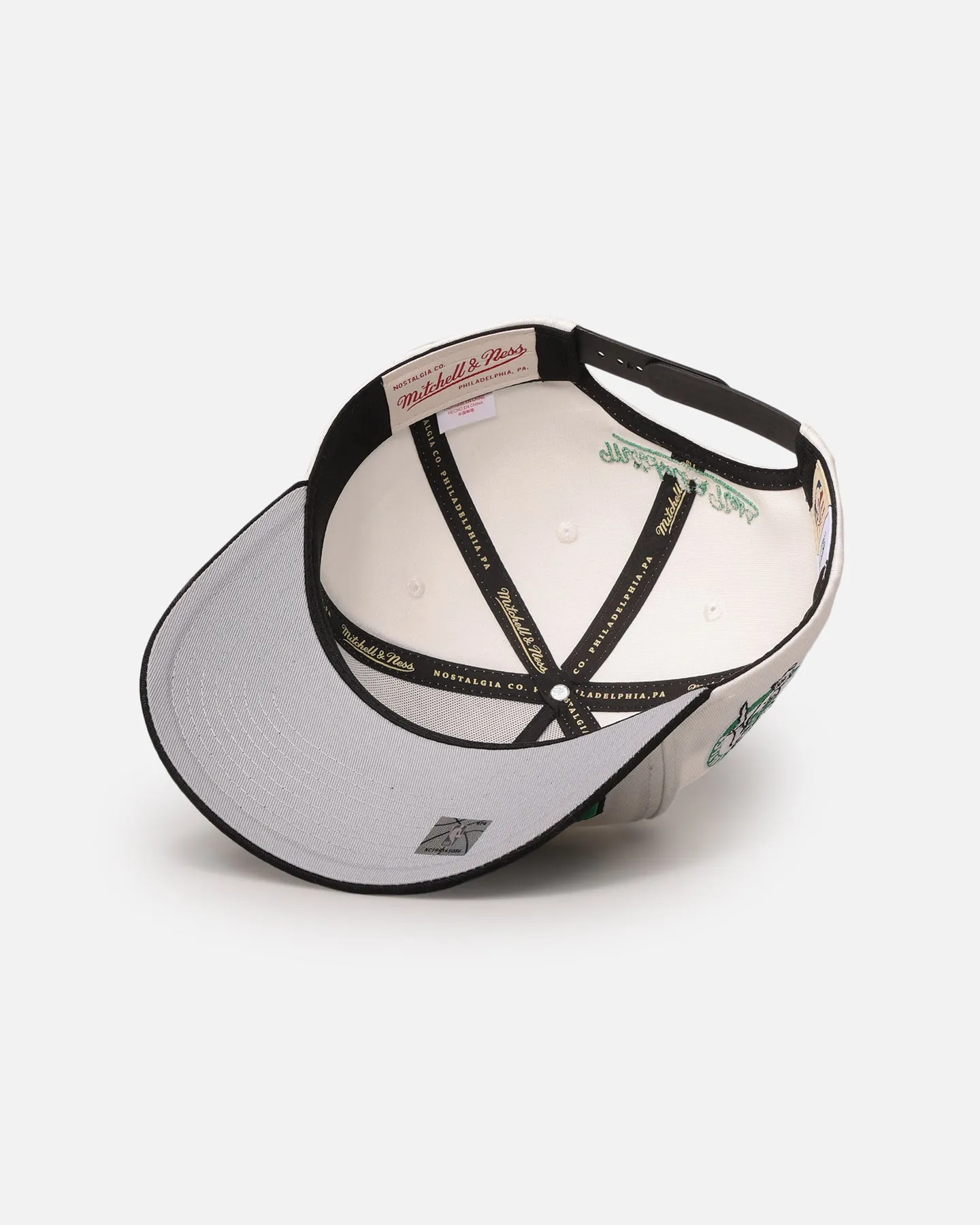 Mitchell & Ness Boston Celtics 'Draft Day' Pro Pinch Snapback White/Black