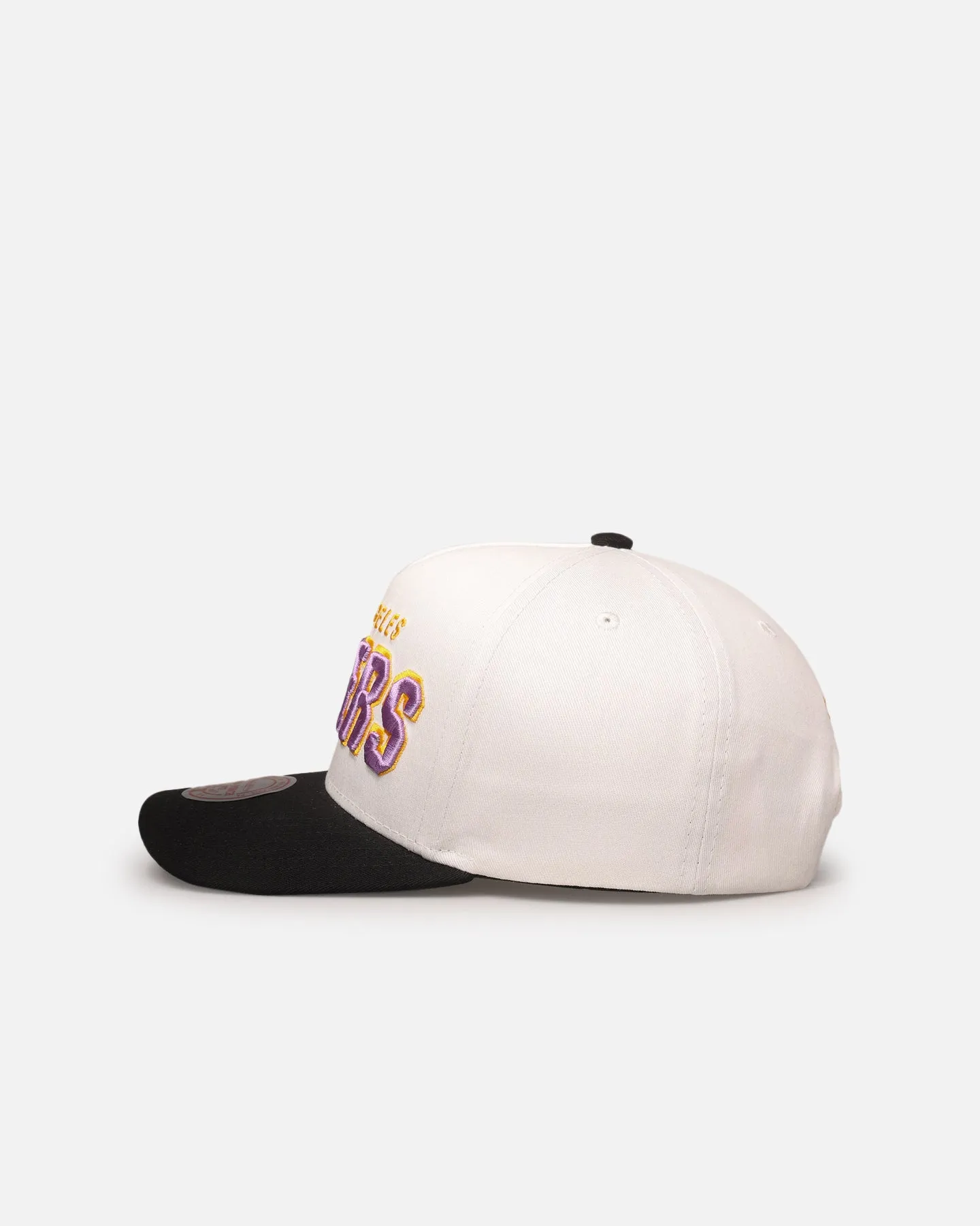 Mitchell & Ness Los Angeles Lakers 'Draft Day' Pro Pinch Snapback White/Black