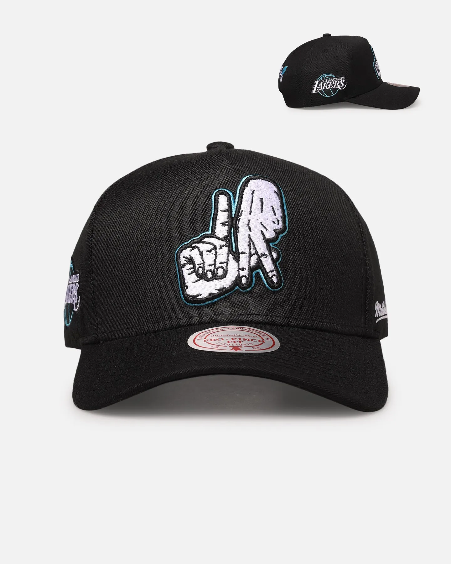 Mitchell & Ness Los Angeles Lakers 'Legends LA' Pro Pinch Snapback Black