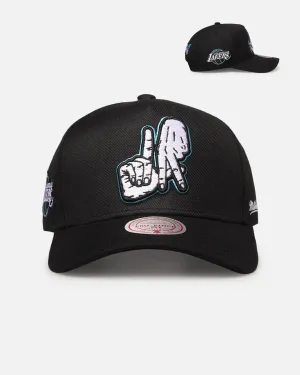 Mitchell & Ness Los Angeles Lakers 'Legends LA' Pro Pinch Snapback Black