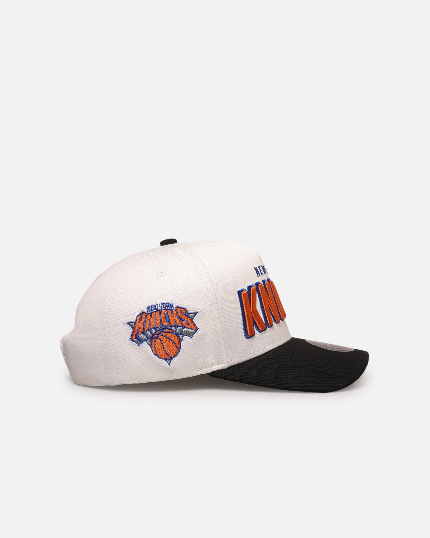 Mitchell & Ness New York Knicks 'Draft Day' Pro Pinch Snapback White/Black