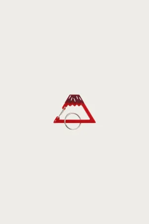 Mt. Fuji Keychain - Red
